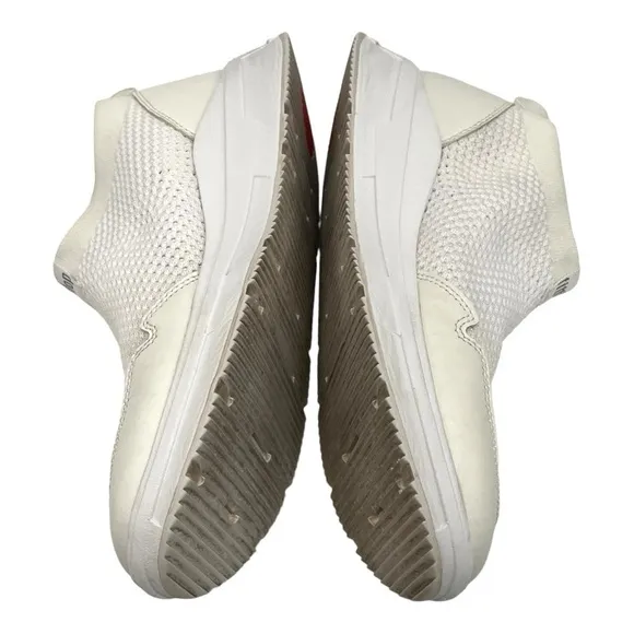 Fitflop Erin White Mesh Cushion Comfort Sock Sneakers Walking Shoes Women’s 8.5