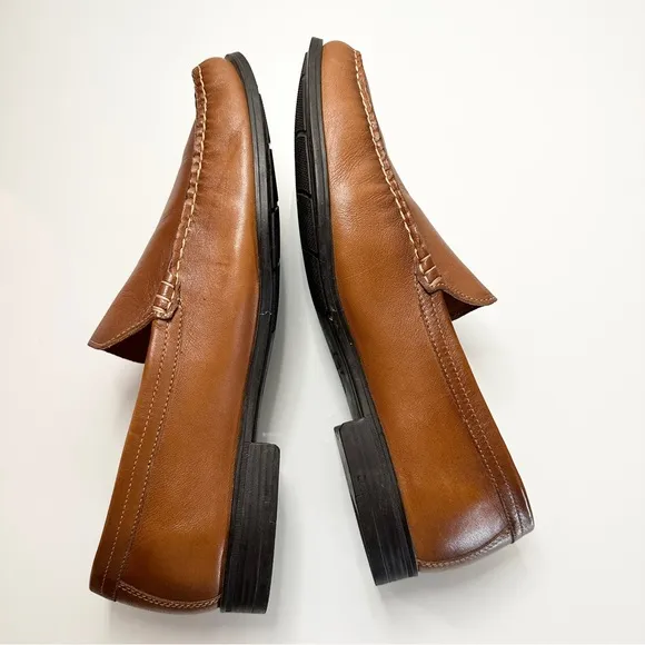 Flag LTD Hobson Venetian Leather Loafers Mens 12 Made in Brazil 292FL0006