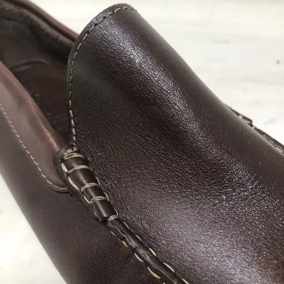 Florsheim Brown Leather Moccasin Loafers