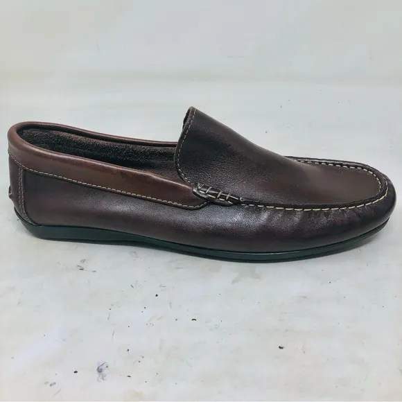 Florsheim Brown Leather Moccasin Loafers