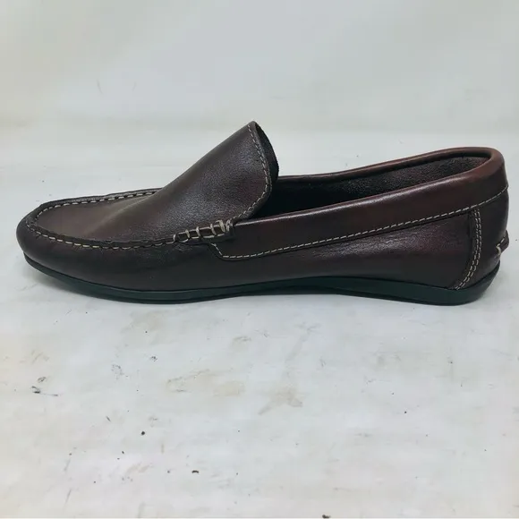 Florsheim Brown Leather Moccasin Loafers
