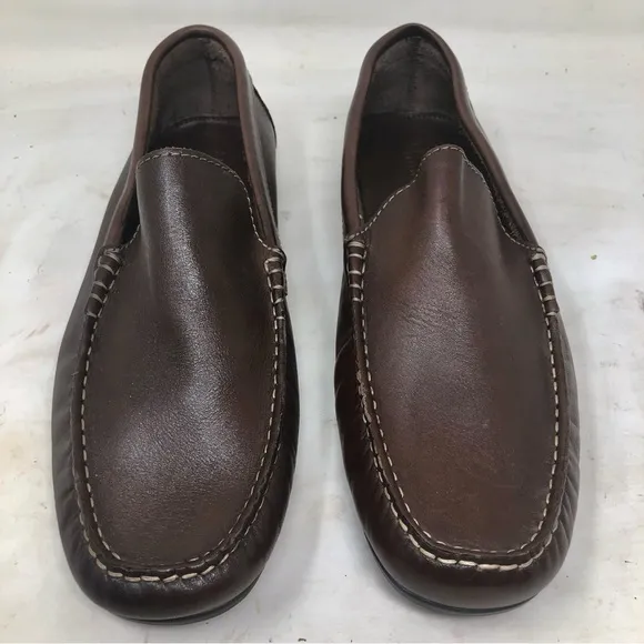 Florsheim Brown Leather Moccasin Loafers