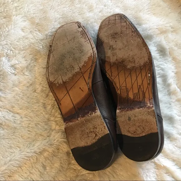 Florsheim Brown Pebbled Leather Loafers