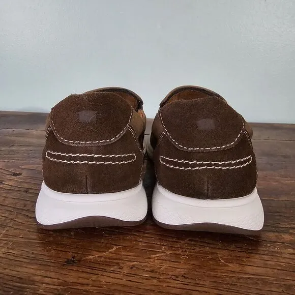 Florsheim Great Lakes Jr Boys Moc Toe Slip On Loafers Kids Size 5M Brown