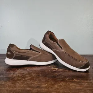 Florsheim Great Lakes Jr Boys Moc Toe Slip On Loafers Kids Size 5M Brown