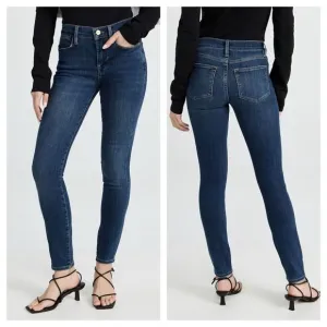 FRAME Le High Skinny Jeans in Harvard dark wash high rise Sz 30