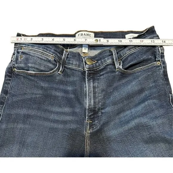 FRAME Le High Skinny Jeans in Harvard dark wash high rise Sz 30