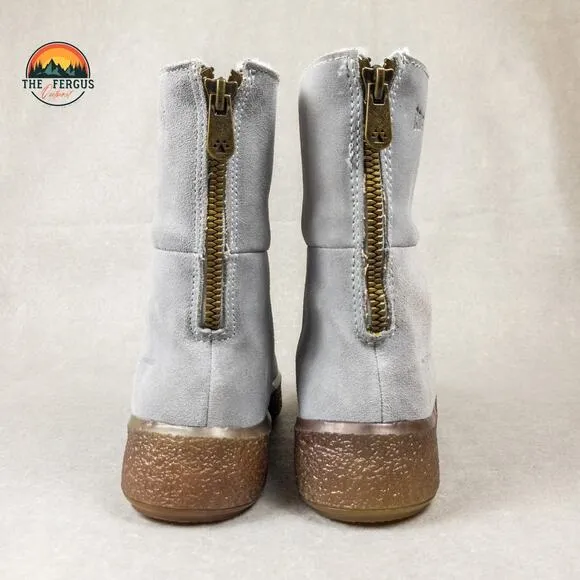 Free People Cougar Button Sueded Lambswool Waterproof Lined Winter Boots Size 9