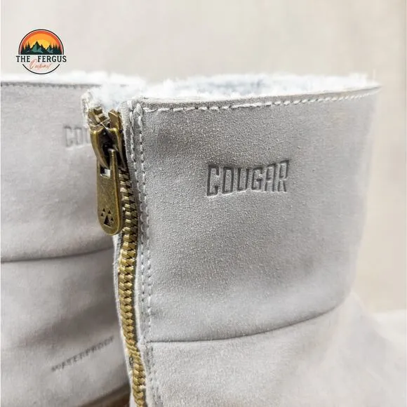 Free People Cougar Button Sueded Lambswool Waterproof Lined Winter Boots Size 9