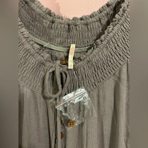 FREE PEOPLE Dream On Maxi Dress - Petrified Wood size XS NWOT