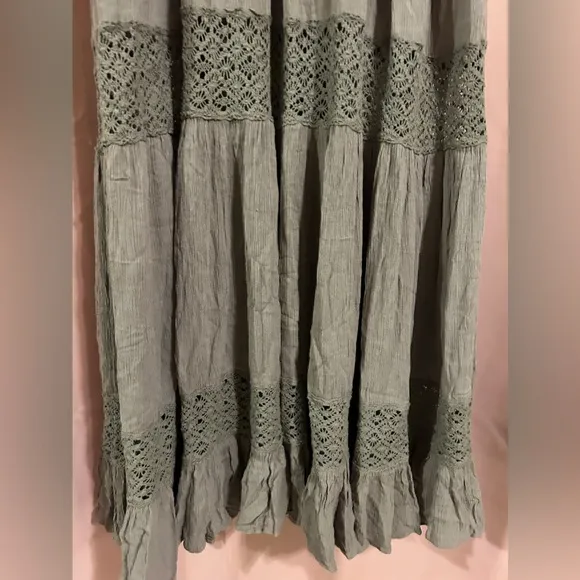 FREE PEOPLE Dream On Maxi Dress - Petrified Wood size XS NWOT