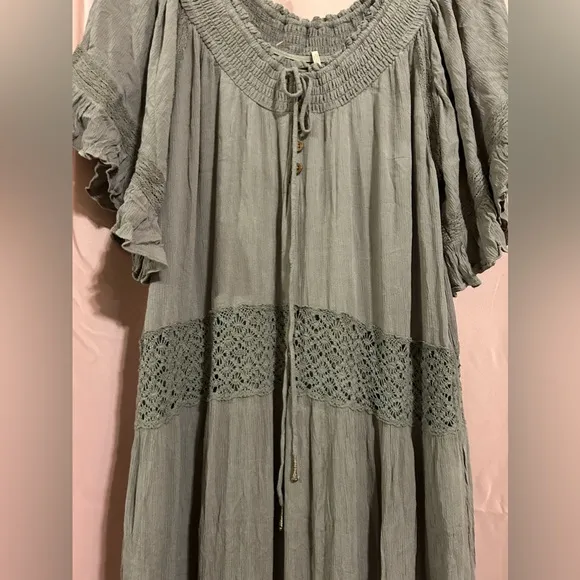 FREE PEOPLE Dream On Maxi Dress - Petrified Wood size XS NWOT