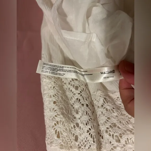 Free People Dream On Maxi Dress White/Cream Size M NWOT