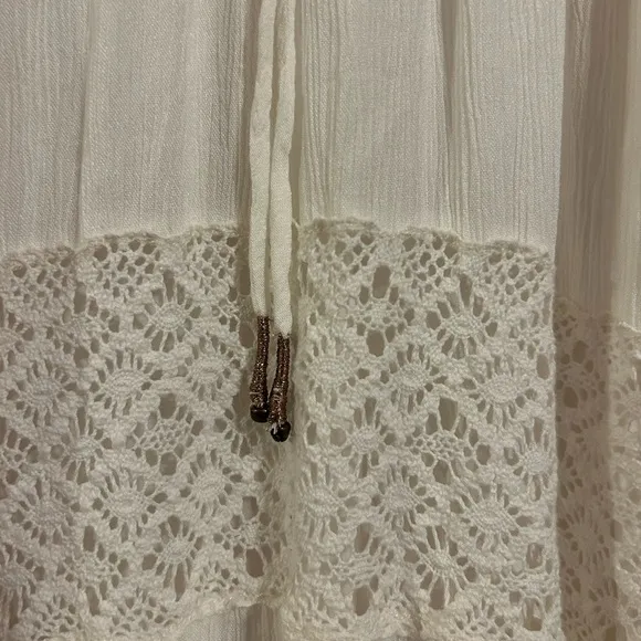 Free People Dream On Maxi Dress White/Cream Size S NWOT