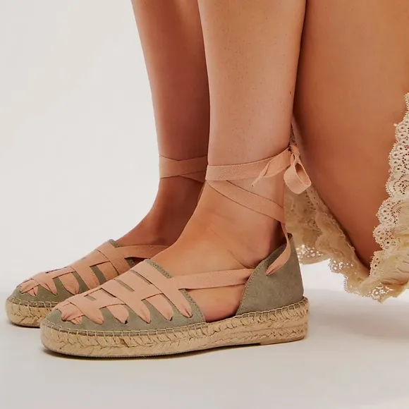 Free People Heat Wave Wrap Espadrille
