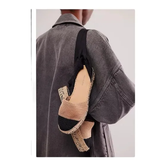 FREE PEOPLE Island Time Wrap Espadrilles NIB