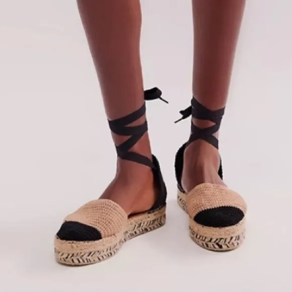 Free People Island Time Wrap Espadrilles