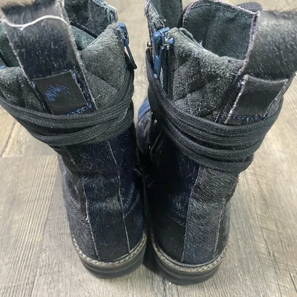 FREE PEOPLE | Lace-Up Fur Boots