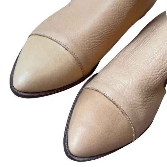 Free People “Royale” D’orsay Style Leather Pointed Toe Flat