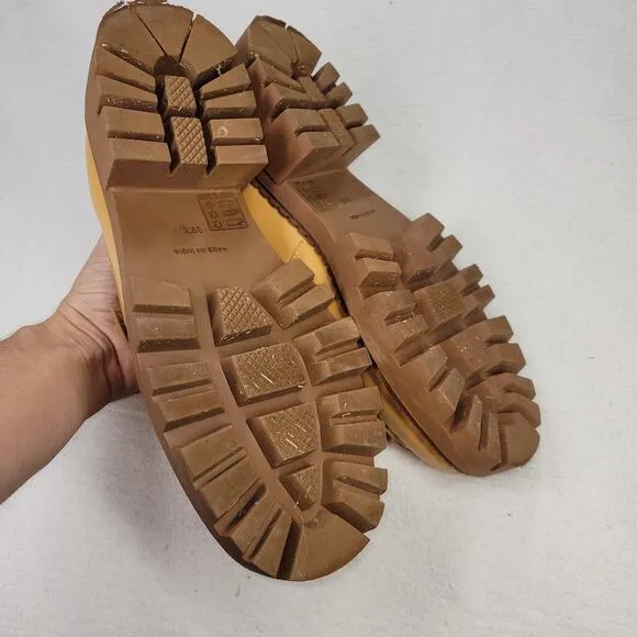 Free People Shoes Womens Size 9 Beige Leather Saffron Loafers Designer Shoe Walk