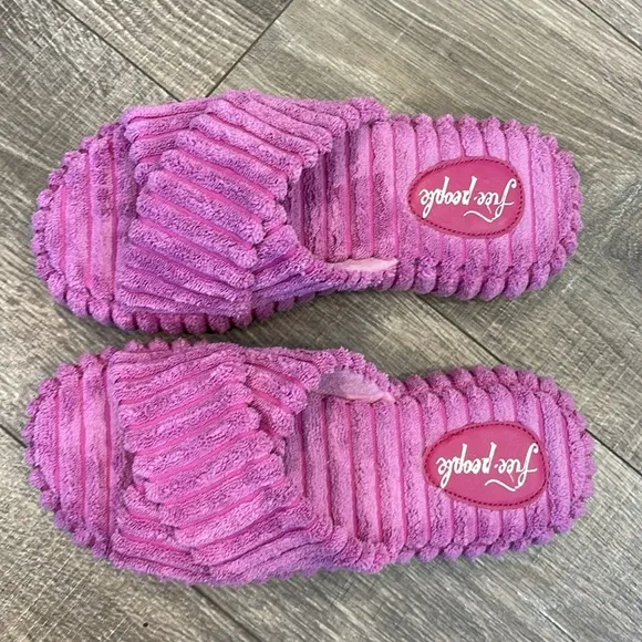 FREE PEOPLE TWO DAYS IN IBIZA SLIDES - ORCHID size 7