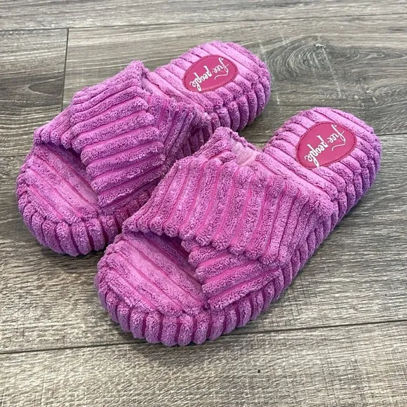 FREE PEOPLE TWO DAYS IN IBIZA SLIDES - ORCHID size 7