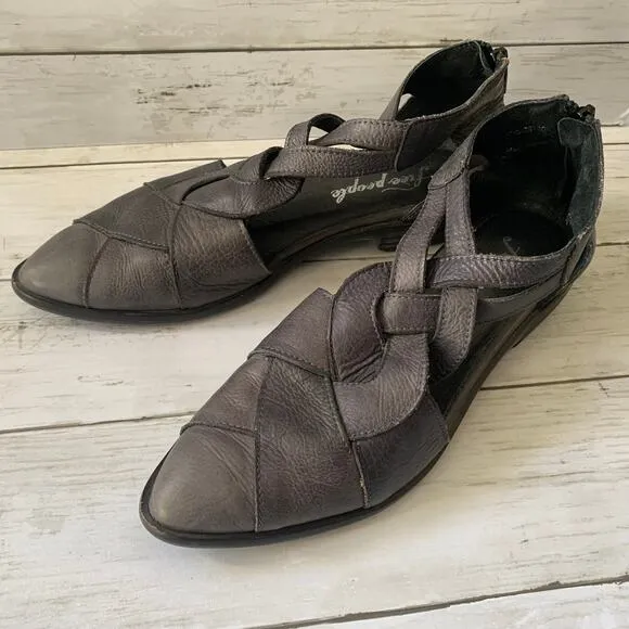 Free People Wanderlust Woven Pointed Flats
