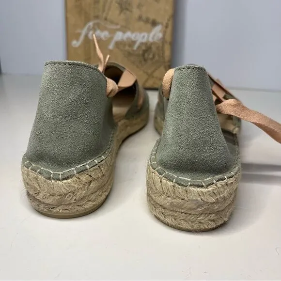 Free People Heat Wave Wrap Ballet Inspired Espadrilles New in Box