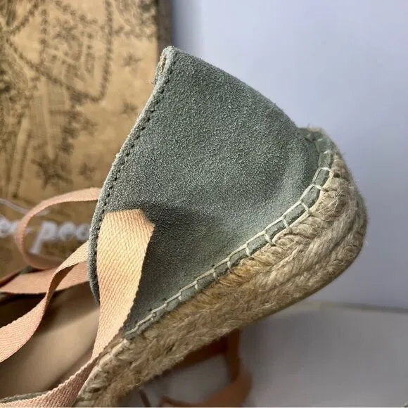 Free People Heat Wave Wrap Ballet Inspired Espadrilles New in Box