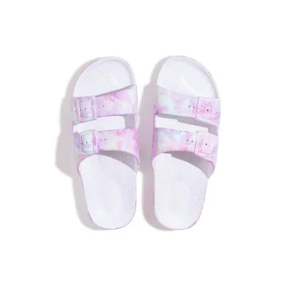 FREEDOM MOSES UNICORN SLIKE SANDALS SCENTED VEGAN SZ US 8/9 NWT