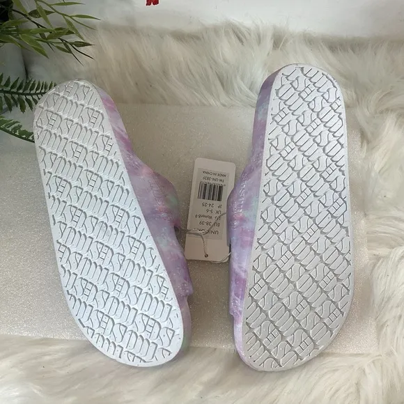 FREEDOM MOSES UNICORN SLIKE SANDALS SCENTED VEGAN SZ US 8/9 NWT