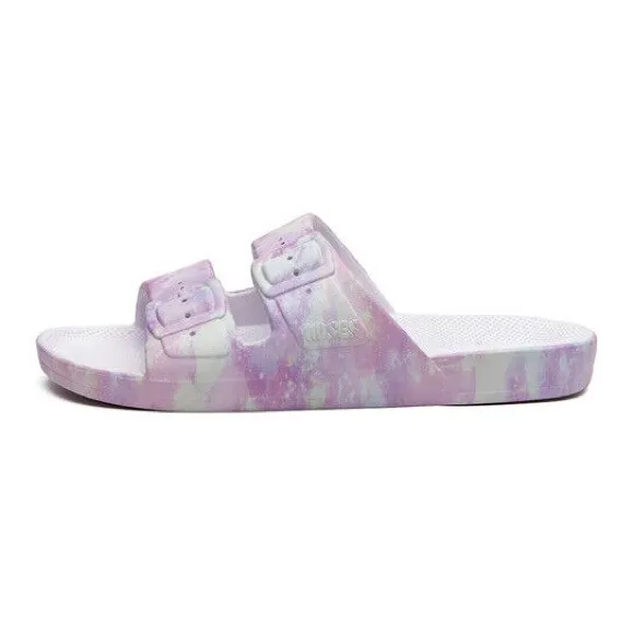 FREEDOM MOSES UNICORN SLIKE SANDALS SCENTED VEGAN SZ US 8/9 NWT