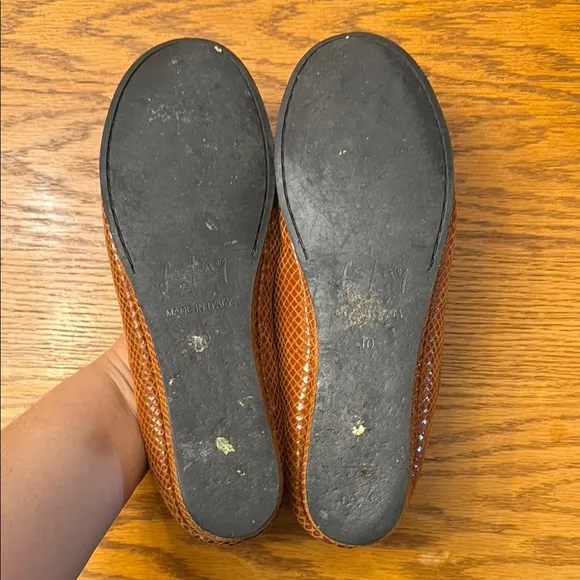 French Sole Brown Leather Flats Timeless Comfort
