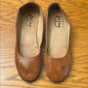 French Sole Brown Leather Flats Timeless Comfort