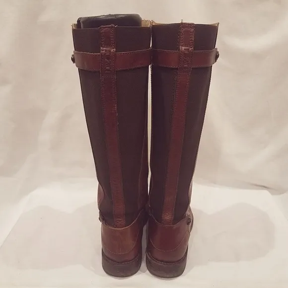 Frye Cognac/Redwood Knee High Boots Size 8.5