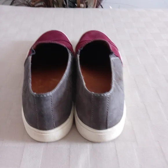Frye Color Block Suede Gemma Cap Slip On Sneakers