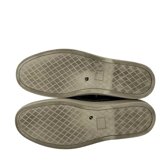Frye Deck Venetian 80813 Gray Suede Leather Slip On Loafers Shoes Size 9.5