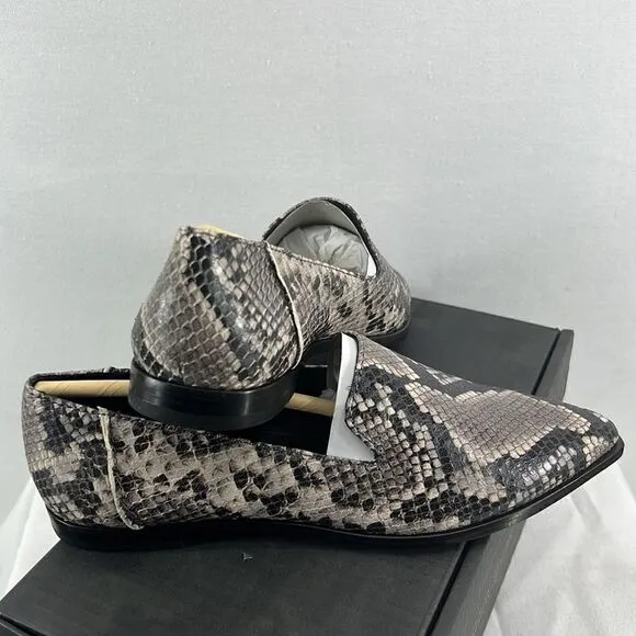 Frye Kenzie Venetian Pointed Toe Flats- Grey Multi- Size 5.5M- NIB