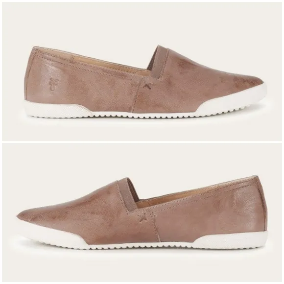 Frye Melanie Slip On Sneakers Gray 3471146 Size 9M