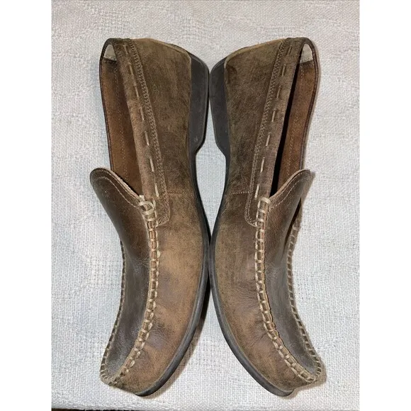 Frye Men’s Casual Loafers Size 10.5 M Brown Leather Comfort Outdoors Relaxed
