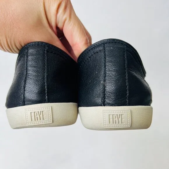 Frye Mindy slip on sneakers, Black, Size 8.5