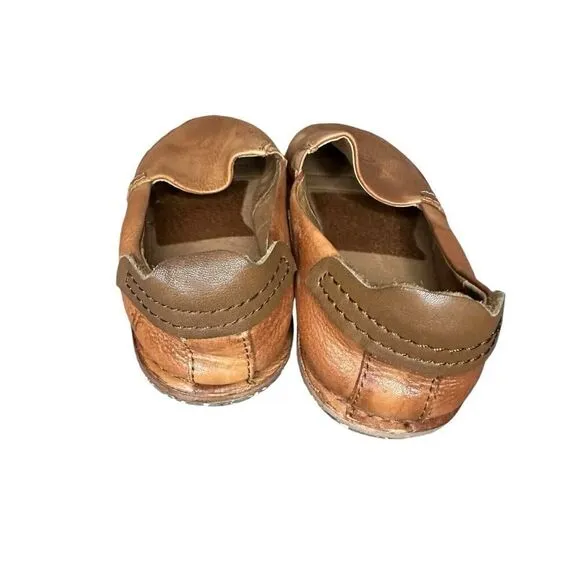 FRYE MONTAUK A LINE 80521 MENS BROWN LEATHER LOW TOP CASUAL LOAFERS SHOES sz 7