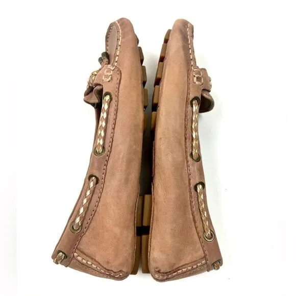 Frye Reagan Braided Lace Leather Loafers/Moccasins
