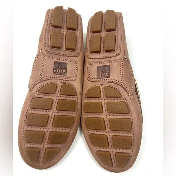 Frye Reagan Braided Lace Leather Loafers/Moccasins