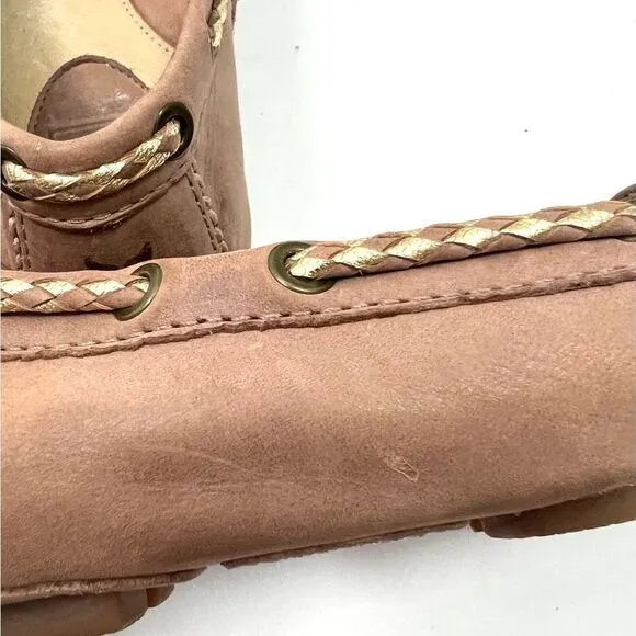 Frye Reagan Braided Lace Leather Loafers/Moccasins