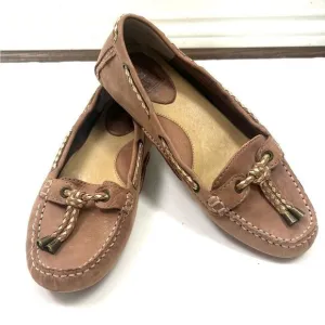 Frye Reagan Braided Lace Leather Loafers/Moccasins