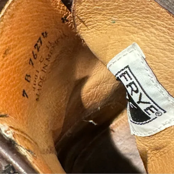Frye Veronica Leather Combat Boots