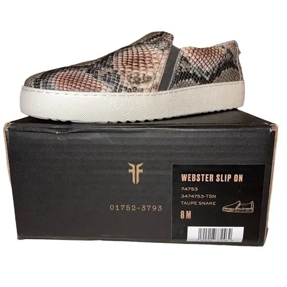 Frye Webster Slip On Sneakers Sz 8 NEW IN BOX!!