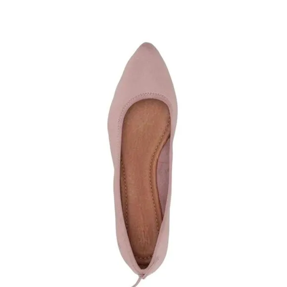 Frye Women's Regina Leather Pointed Toes Taupe Ballet Flats Size 9