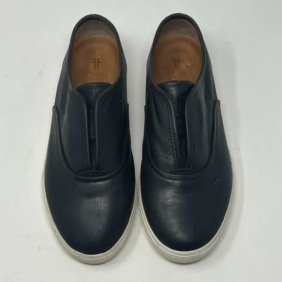 Frye women's slip-on sneakers 8M black leather